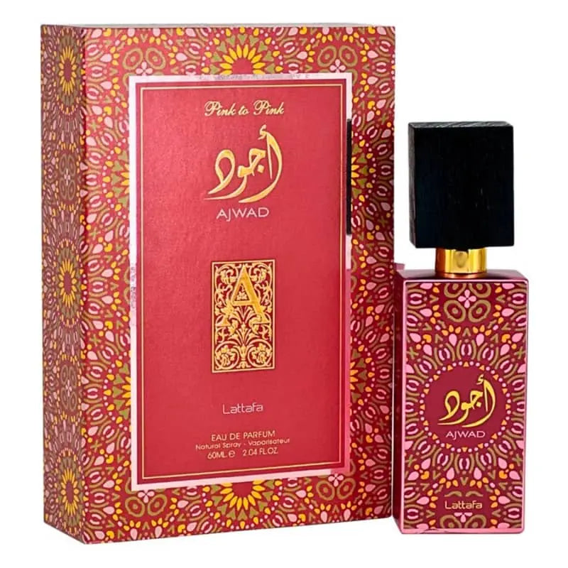 AJWAD PINK - Perfume Árabe Guimarães Importados