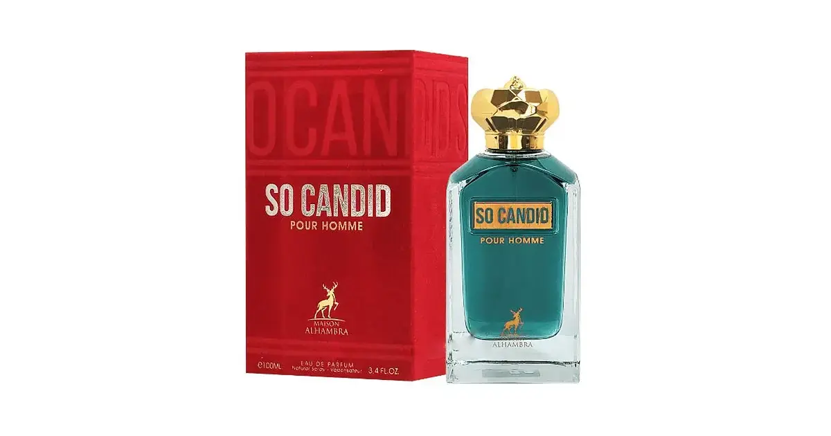 SO CANDID POUR HOMME - Perfume Árabe Guimarães Importados