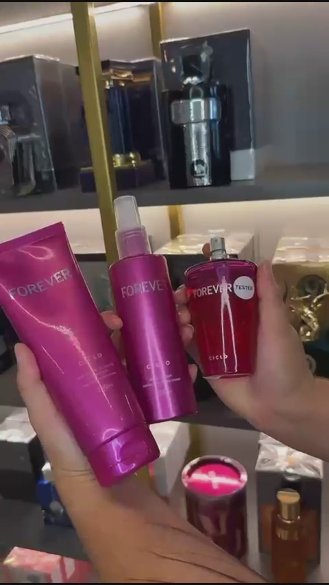 Kit Forever – Perfume + Body Splash + Hidratante (3 Produtos) — Ciclo Cosméticos